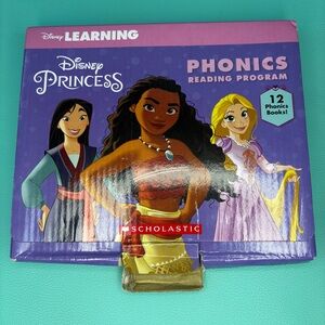 Scholastic Learning Disney Princess Phonics Reading Program 10 Book Set